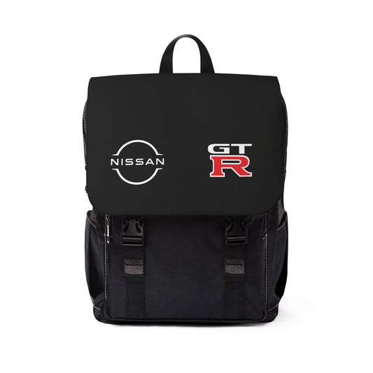 Nissan GTR Black Unisex Casual Shoulder Backpack™